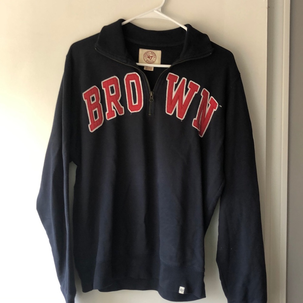 47 Brand Brown University zip-up